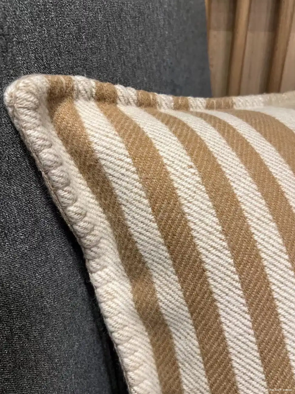 WOOL PILLOW HERMES THROW ITHAQUE 0519